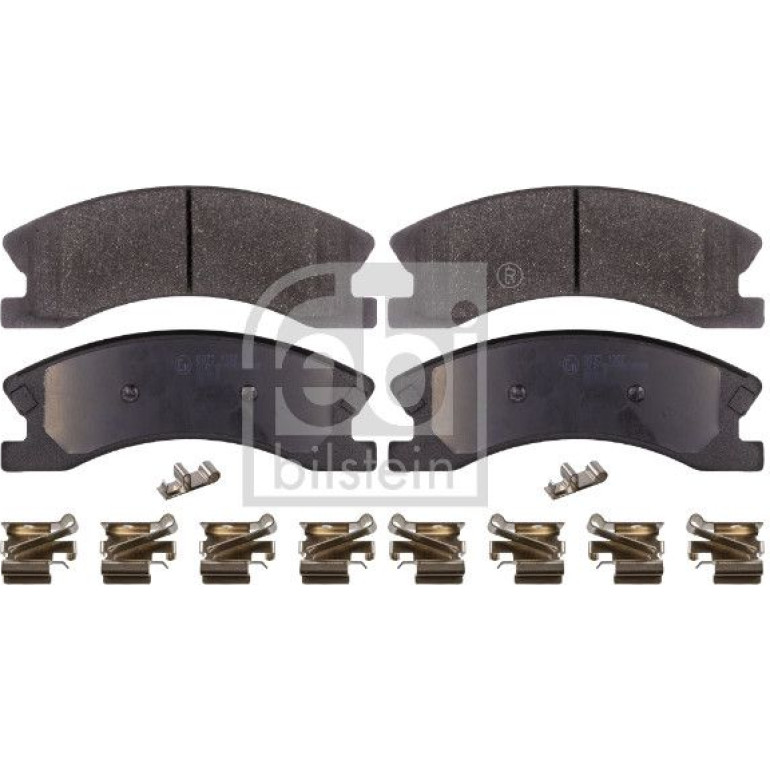FEBI BILSTEIN Bremsbelagsatz, Scheibenbremse 116372 FEBI BILSTEIN Bremsbelagsatz, Scheibenbremse 116372