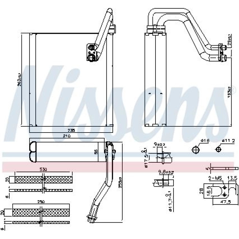 Verdampfer PKW 92427 Verdampfer PKW 92427