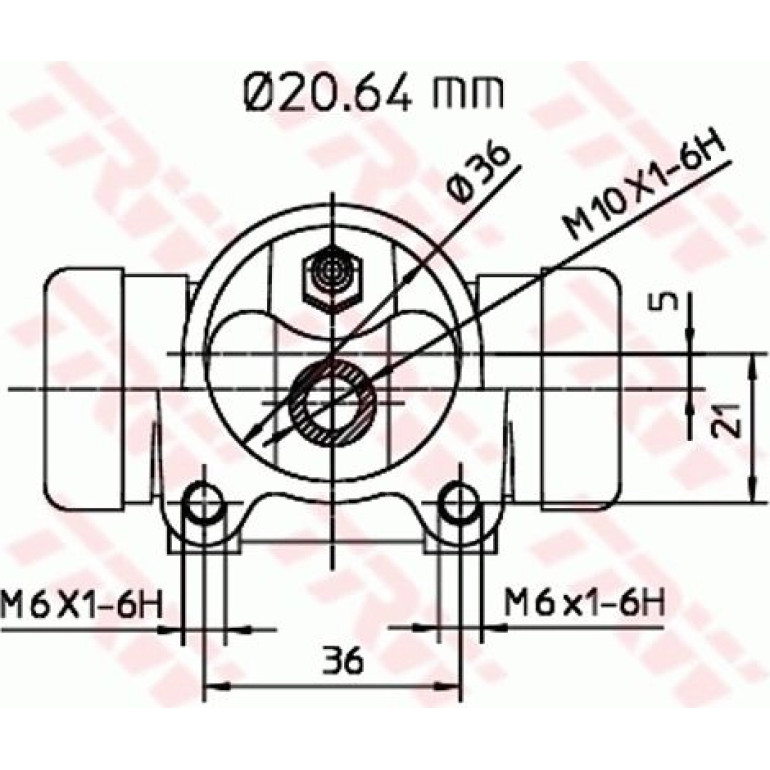 TRW Bremsrolle BWF112 TRW Bremsrolle BWF112