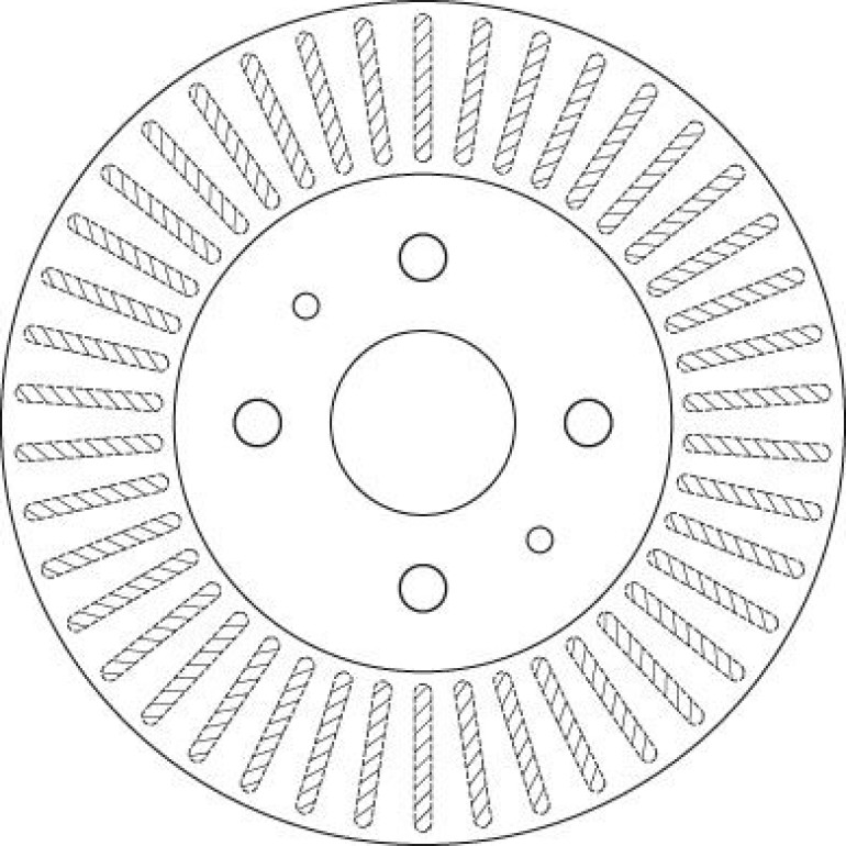 87 481 019 Bremsscheibe VA DF6407 87 481 019 Bremsscheibe VA DF6407