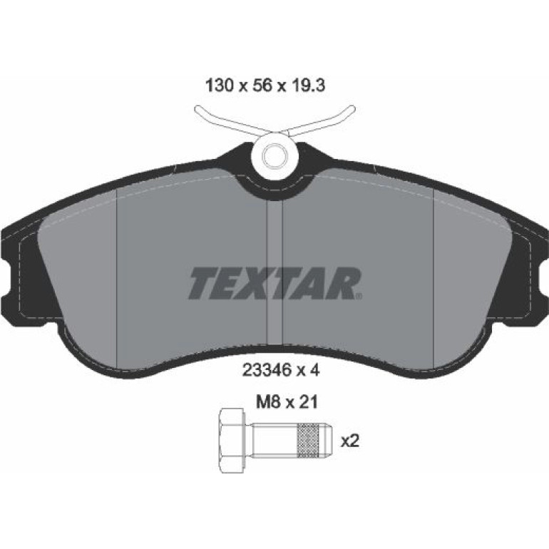 Bremsbelagsatz Citroen P. Berlingo/Partner 01-/Xsara Picasso 2334602