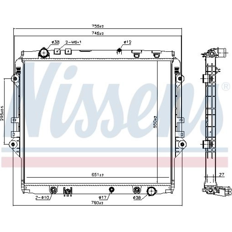 Wasserkühler PKW 606068 Wasserkühler PKW 606068