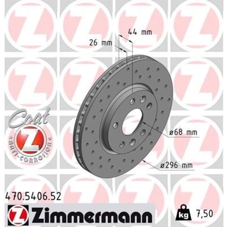 Bremsscheibe VA Sport 470.5406.52 Bremsscheibe VA Sport 470.5406.52