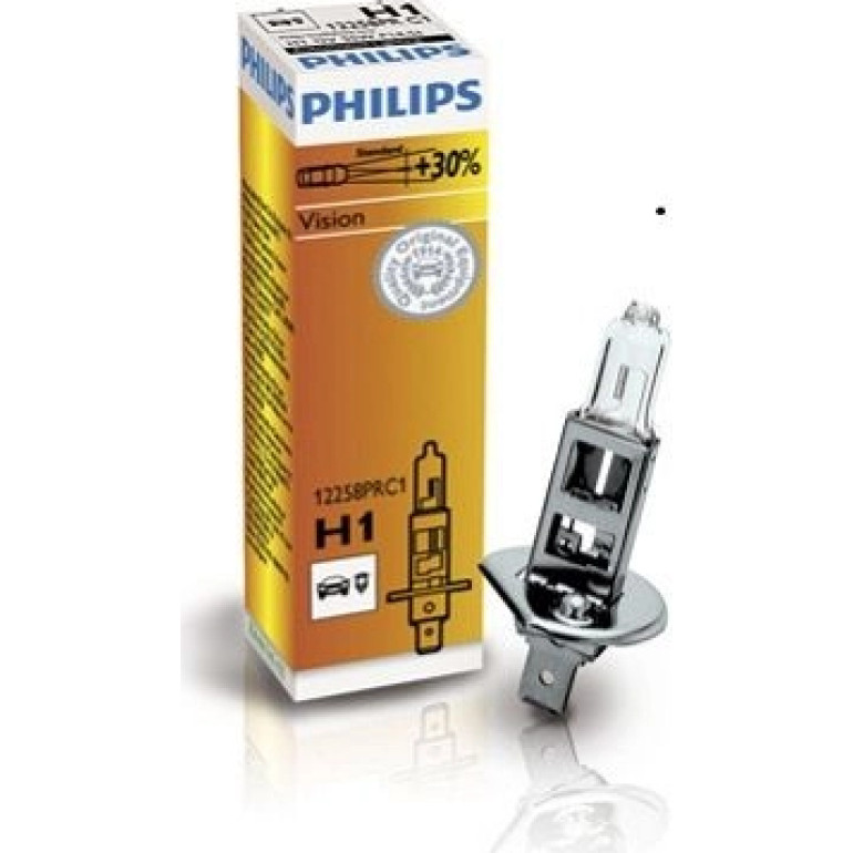 H1 Vision 12V.55W.P14,5S Lampe 12258PRC1 H1 Vision 12V.55W.P14,5S Lampe 12258PRC1
