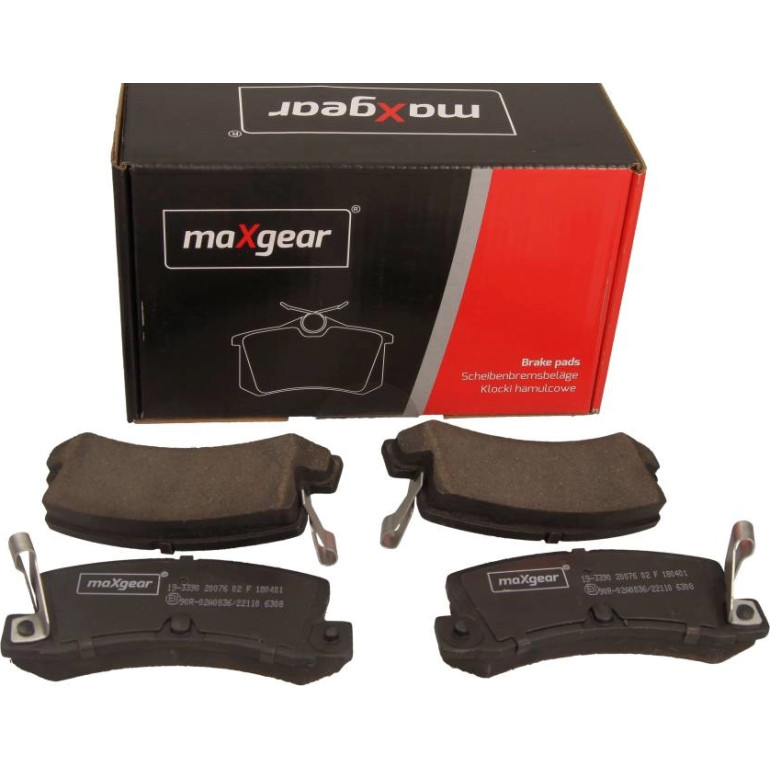 MAXGEAR Bremsbelagsatz 19-3390 Toyota Corolla 1.4-2.0 D 85-00 MAXGEAR Bremsbelagsatz 19-3390 Toyota Corolla 1.4-2.0 D 85-00