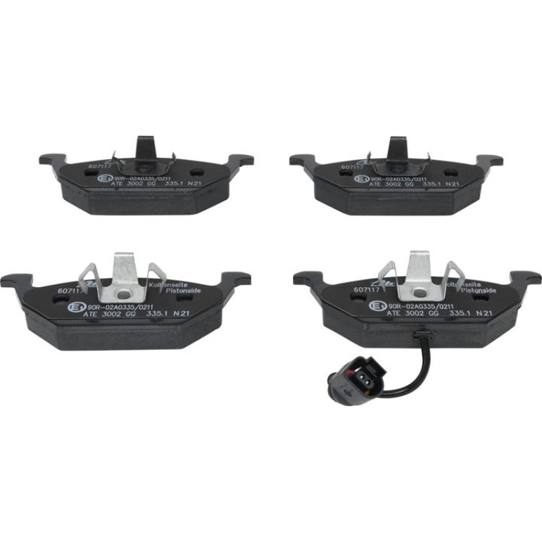 Bremsbelagsatz Vw P. A3/Bora/Golf 4/Polo/Octavia/Fabia/Ibiza Mit Sensor 13.0460-7117.2 Bremsbelagsatz Vw P. A3/Bora/Golf 4/Polo/Octavia/Fabia/Ibiza Mit Sensor 13.0460-7117.2
