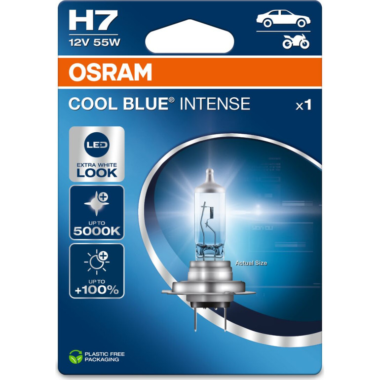 H7 12V 55W PX26d Cool Blue INTENSE NextGen 5000K 1 Stück H7 12V 55W PX26d Cool Blue INTENSE NextGen 5000K 1 Stück