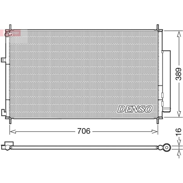 DENSO Klimaanlagenkühler DCN40024 DENSO Klimaanlagenkühler DCN40024
