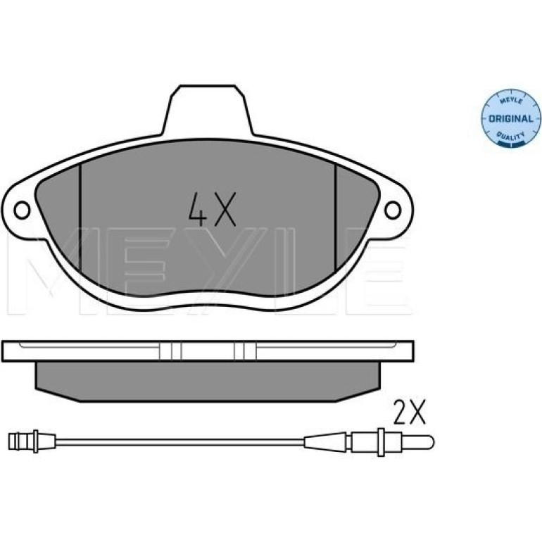 Bremsbelagsatz Citroen P. Jumpy/Scudo/Expert 97- Mit Sensor 025 230 4218/W Bremsbelagsatz Citroen P. Jumpy/Scudo/Expert 97- Mit Sensor 025 230 4218/W