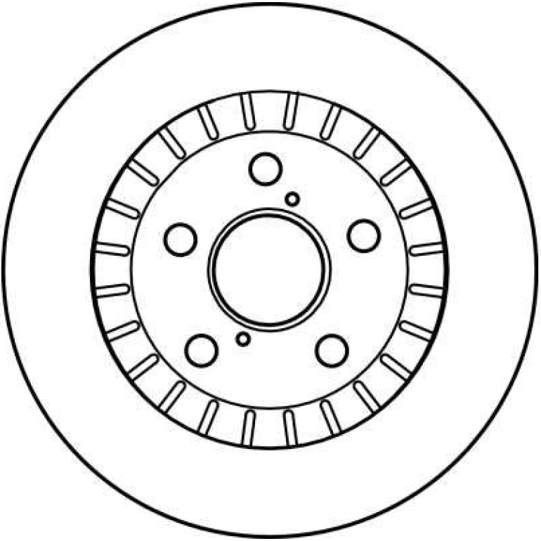 Bremsscheibe Toyota P. Rav4 DF4093 Bremsscheibe Toyota P. Rav4 DF4093
