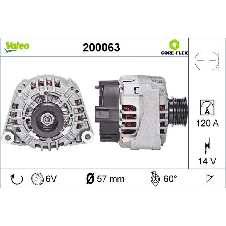 VALEO Generator 200063 VALEO Generator 200063