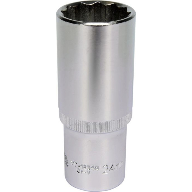Steckschlüssel 24mm 1/2 12-Kante YT-12946 Steckschlüssel 24mm 1/2 12-Kante YT-12946