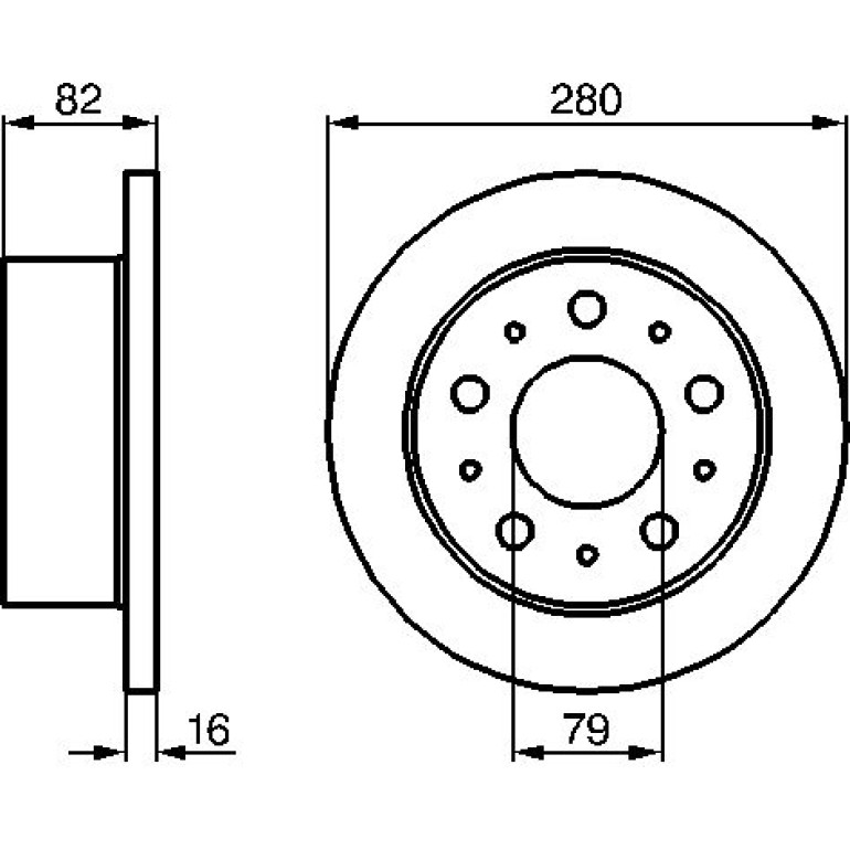 Bremsscheibe HA 0 986 479 066 Bremsscheibe HA 0 986 479 066