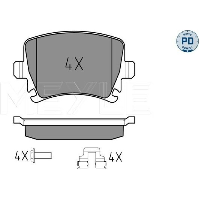 Bremsbelagsatz Vw T. Golf 5 03- /Octavia/Touran 025 239 1417/PD Bremsbelagsatz Vw T. Golf 5 03- /Octavia/Touran 025 239 1417/PD