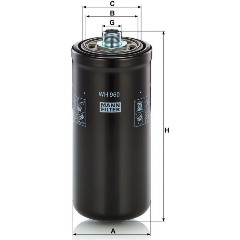 Mann & Hummel Industriefilter WH 960