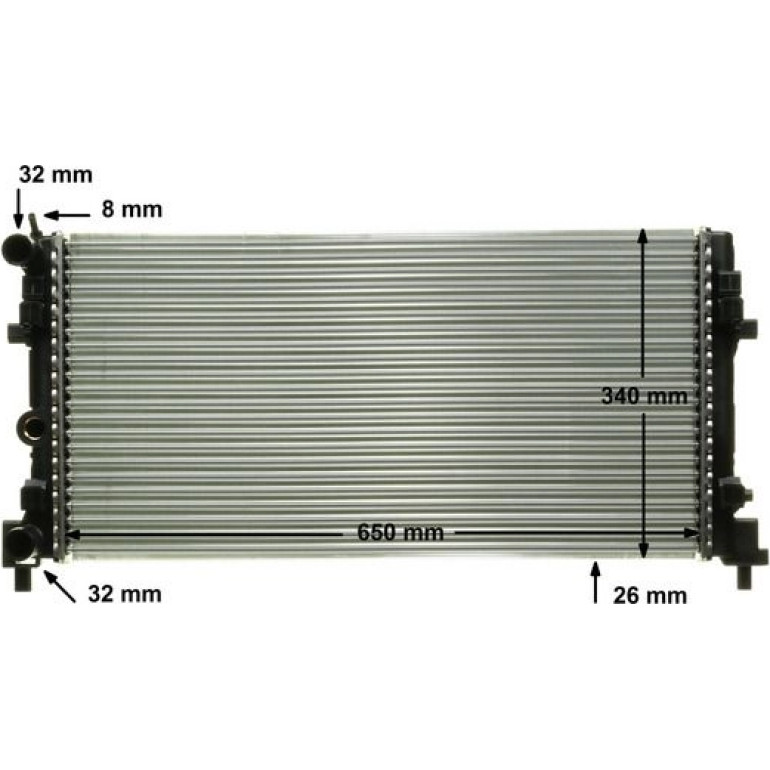 Kühler, Motorkühlung CR 1096 000P Kühler, Motorkühlung CR 1096 000P
