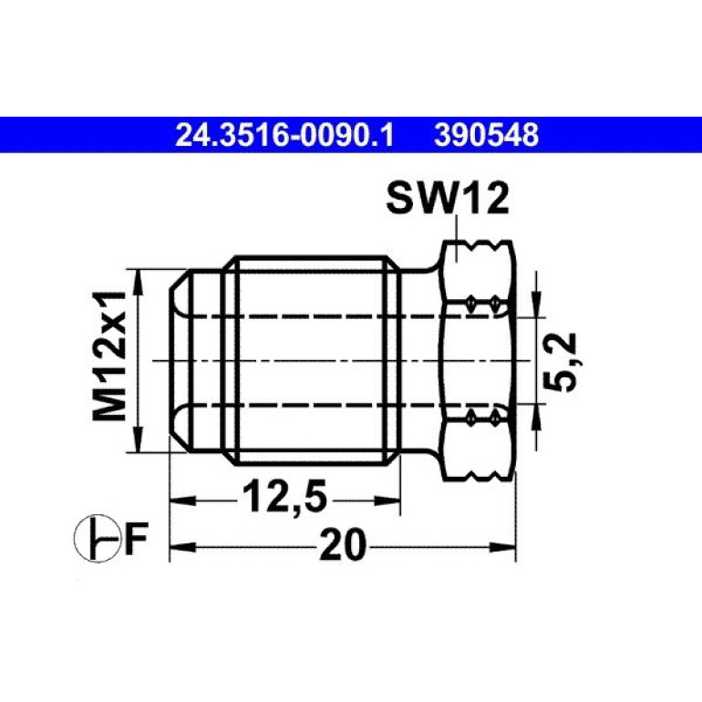 Überwurfschraube 24.3516-0090.1 Überwurfschraube 24.3516-0090.1