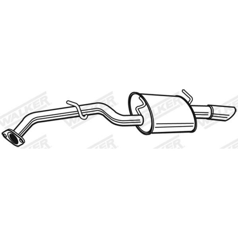 53 / Auspufftopf Hinten 23900 53 / Auspufftopf Hinten 23900
