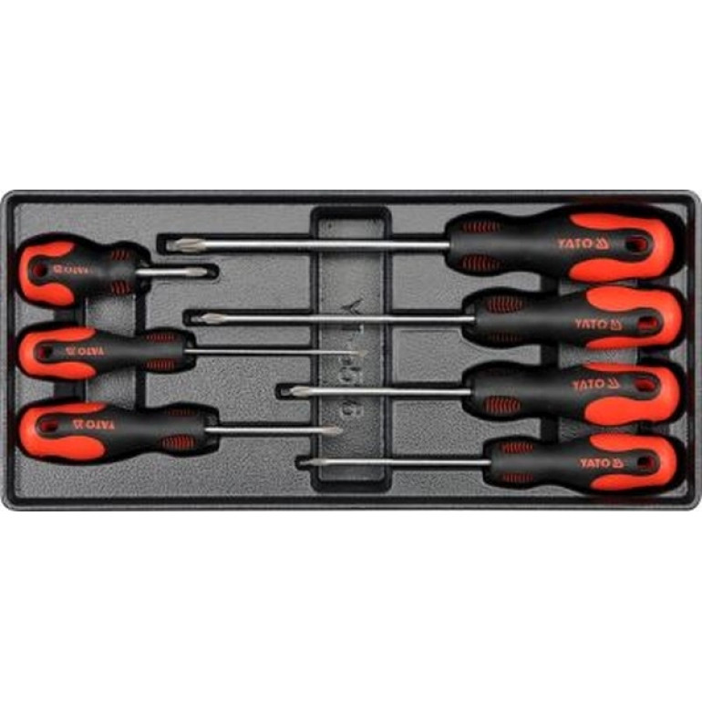 Schraubendreher Philips 7-Tlg. In Schubladeneinlage YT-5536 Schraubendreher Philips 7-Tlg. In Schubladeneinlage YT-5536