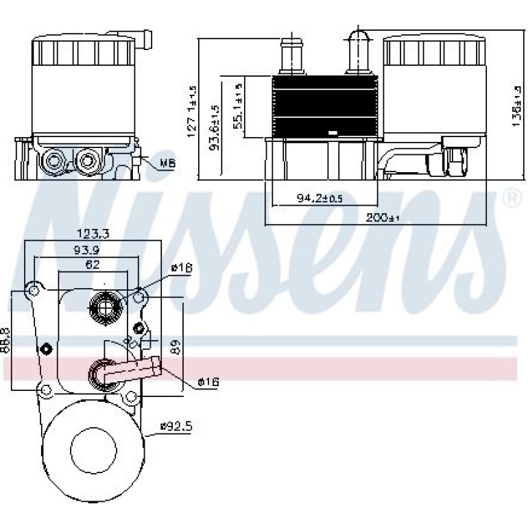 Ölkühler PKW 90696 Ölkühler PKW 90696