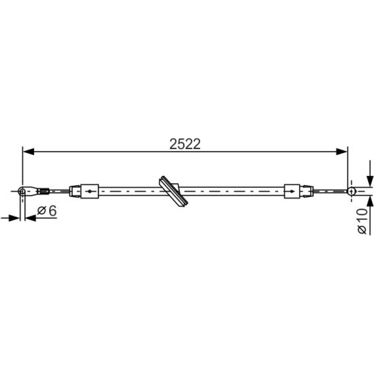Handbremsseil 1987482029 Handbremsseil 1987482029