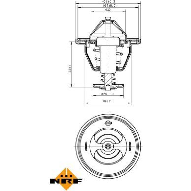 Thermostat, Kühlmittel 725131 Thermostat, Kühlmittel 725131