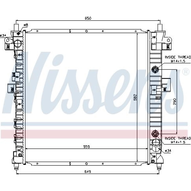 Wasserkühler PKW 64326 Wasserkühler PKW 64326