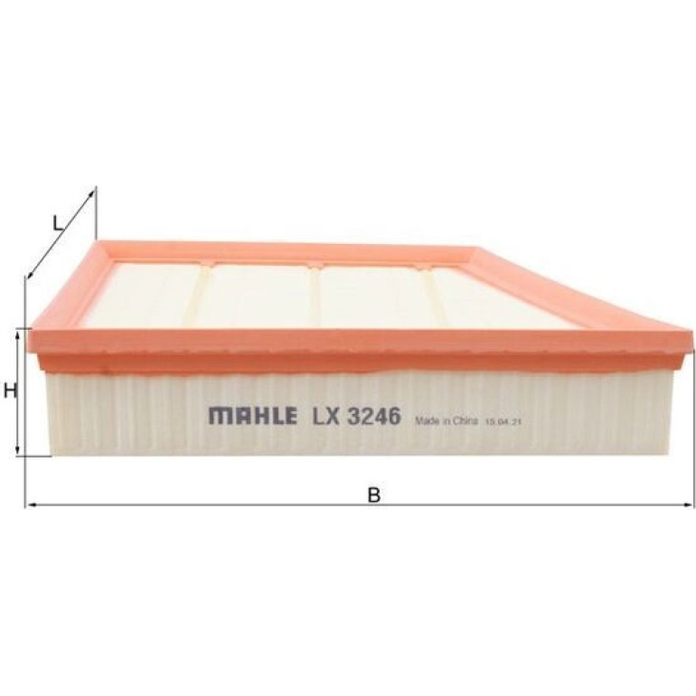 MAHLE Luftfilter LX 3246 MAHLE Luftfilter LX 3246