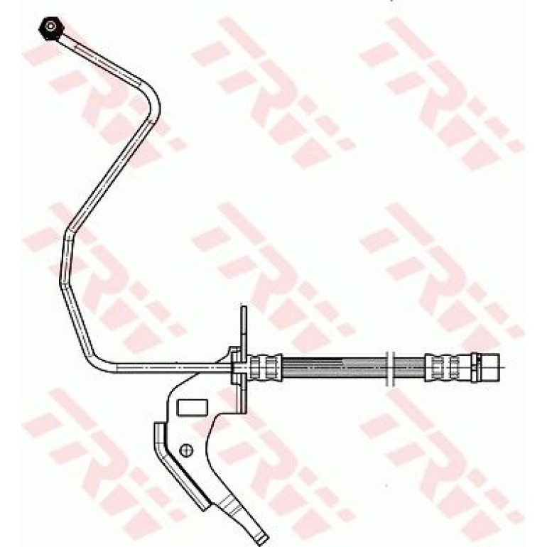 PHD564 Bremsschl HA re inkl.Rohrl PHD564 Bremsschl HA re inkl.Rohrl