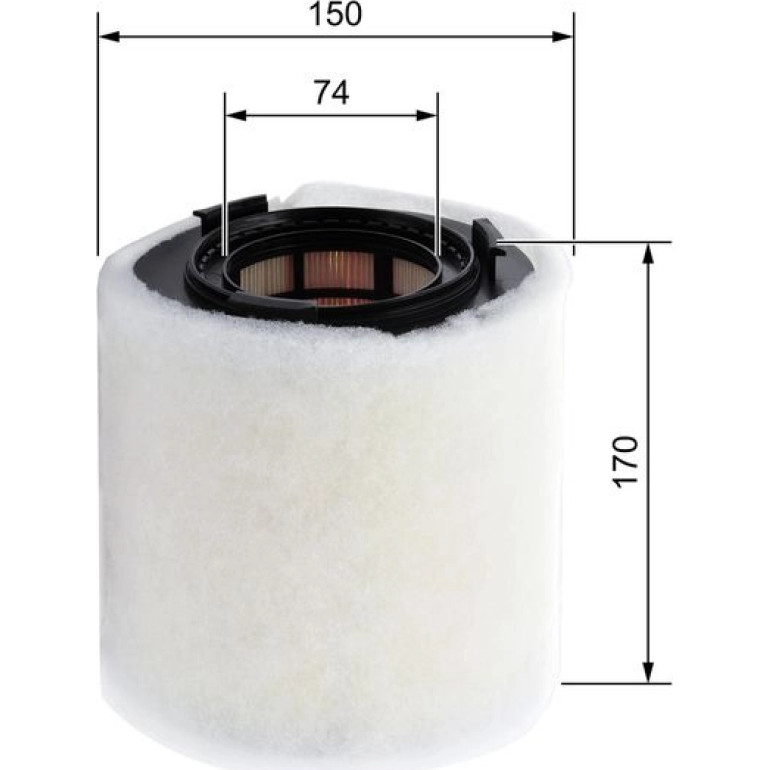 Luftfilter F 026 400 391 Luftfilter F 026 400 391
