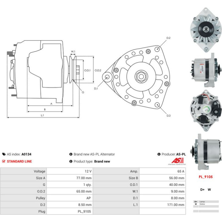 Generator A0134