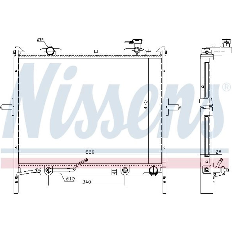 Wasserkühler PKW 66772 Wasserkühler PKW 66772