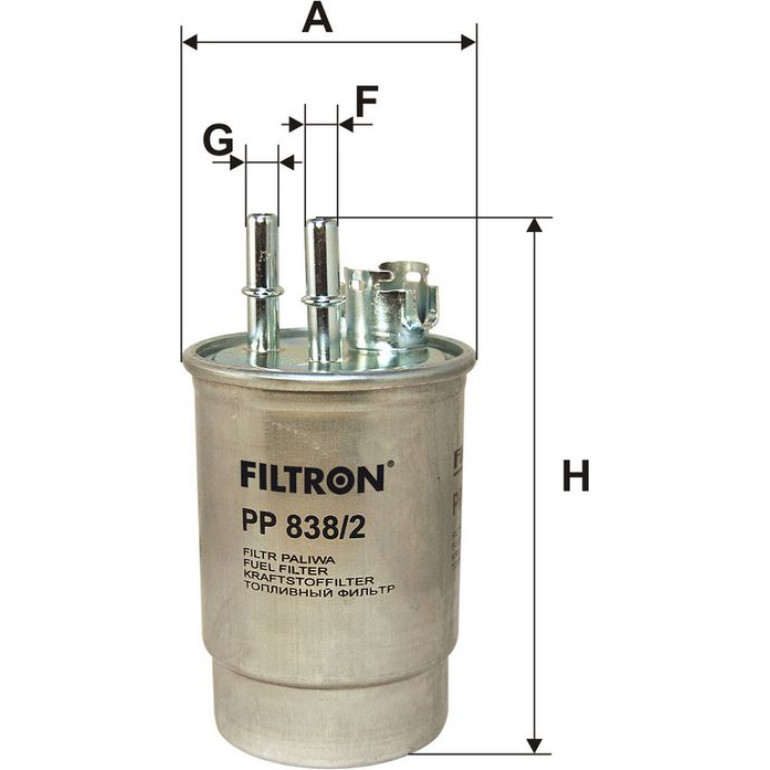 FILTRON Kraftstofffilter PP 838/2 FILTRON Kraftstofffilter PP 838/2
