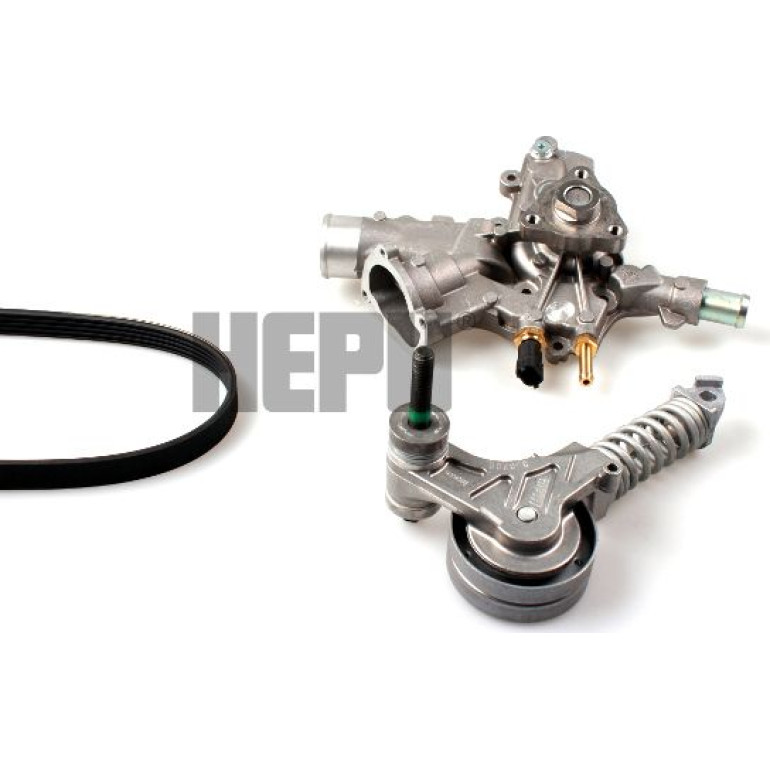 HEPU Wasserpumpe + Keilrippenriemensatz PK03341 HEPU Wasserpumpe + Keilrippenriemensatz PK03341
