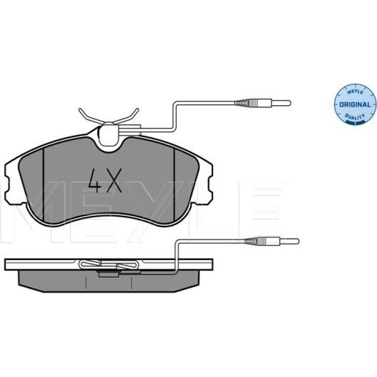 Bremsbelagsatz Citroen P. Berlingo/Xsara 96- Mit Sensor 025 231 2419/W Bremsbelagsatz Citroen P. Berlingo/Xsara 96- Mit Sensor 025 231 2419/W