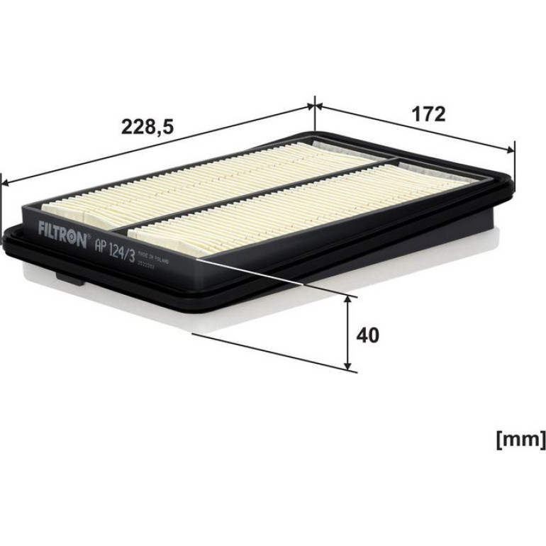 FILTRON Luftfilter AP 124/3 FILTRON Luftfilter AP 124/3