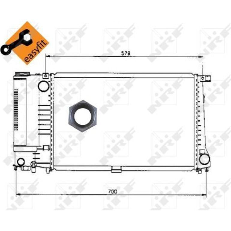 Kühler, Motorkühlung 50568 Kühler, Motorkühlung 50568
