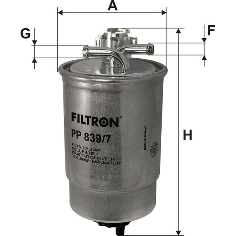 FILTRON Kraftstofffilter PP 839/7 FILTRON Kraftstofffilter PP 839/7