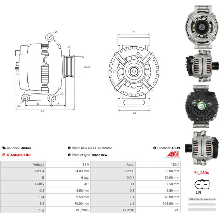 Generator A0340