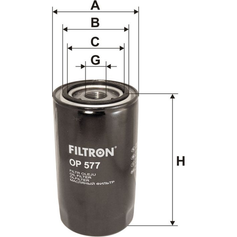 FILTRON Ölfilter OP 577 FILTRON Ölfilter OP 577