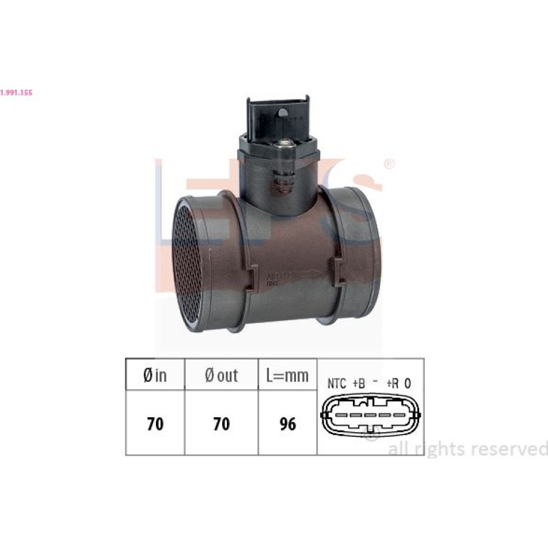 EPS Luftmassenmesser Luftmengenmesser 1.991.155 EPS Luftmassenmesser Luftmengenmesser 1.991.155