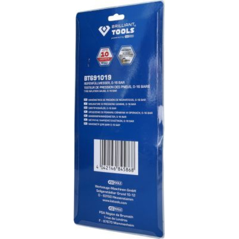 KS TOOLS Druckluftreifenprüfer/-füller BT691019 KS TOOLS Druckluftreifenprüfer/-füller BT691019