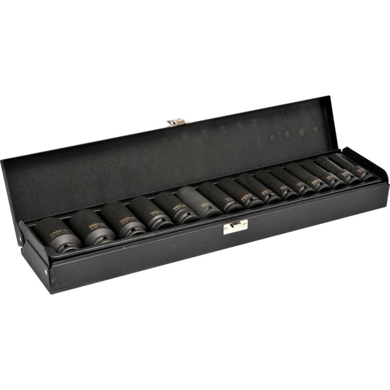 Kraft-Steckschlüssel Lang 15-Tlg YT-1055 Kraft-Steckschlüssel Lang 15-Tlg YT-1055