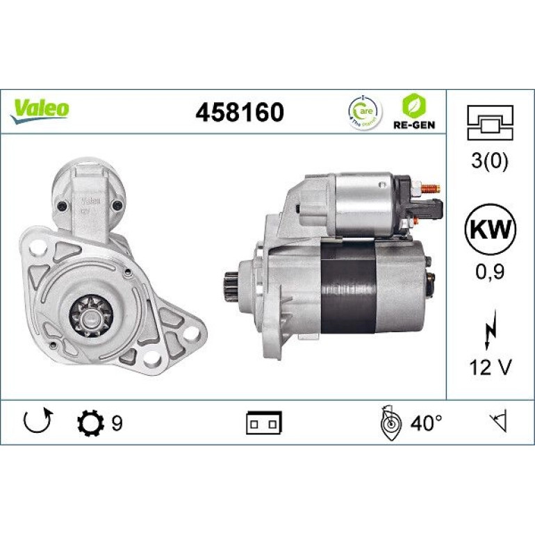 VALEO Anlasser 458160 VALEO Anlasser 458160