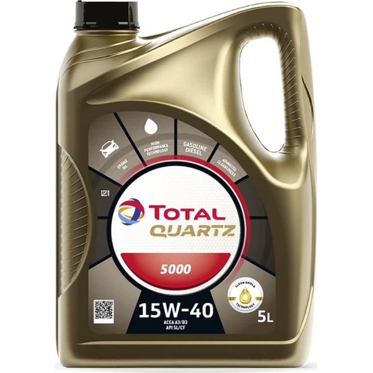 Total Quartz 5000 15W-40 5 Liter 2213677 Total Quartz 5000 15W-40 5 Liter 2213677
