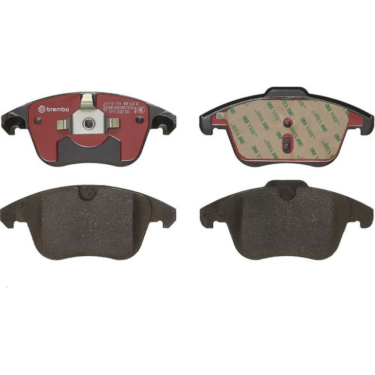 BREMBO Bremsklötze VA P 61 117X BREMBO Bremsklötze VA P 61 117X