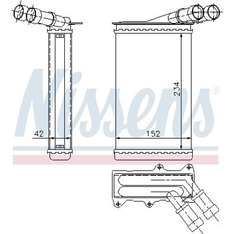 Heizkühler PKW 71156 Heizkühler PKW 71156