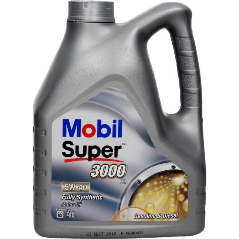 Mobil Super 3000 X1 5W-40 Motoröl 4 Liter 151776 Mobil Super 3000 X1 5W-40 Motoröl 4 Liter 151776