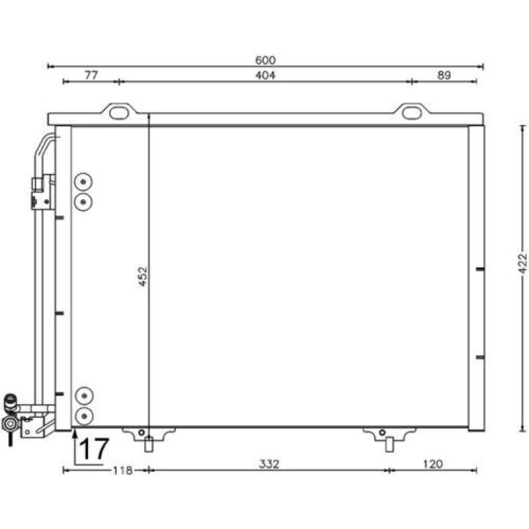 Kondensator, Klimaanlage AC 211 001S Kondensator, Klimaanlage AC 211 001S