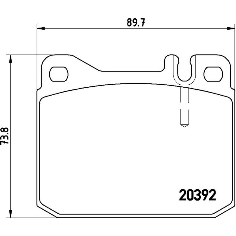 BREMBO Bremsklötze VA P 85 007